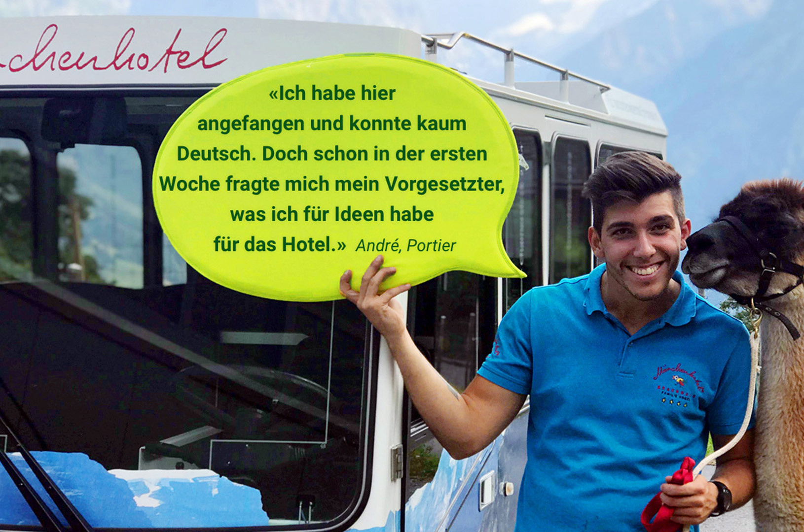 Wir sind ein Team. Jeder kommt zu Wort.