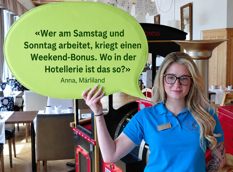 Attraktive Fringe Benefits ergänzen die zeitgemässe Entlöhnung.