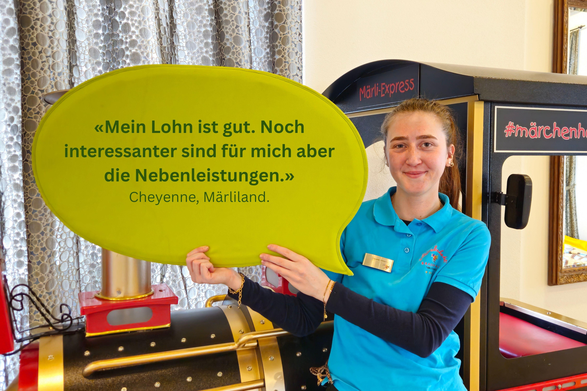 Attraktive Fringe Benefits ergänzen die zeitgemässe Entlöhnung.